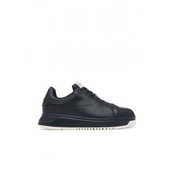Tenisi barbati  stil elegant - piele naturala - negru