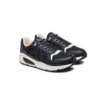 Tenisi barbati  textil - model Deep Navy/Off White - Albastru