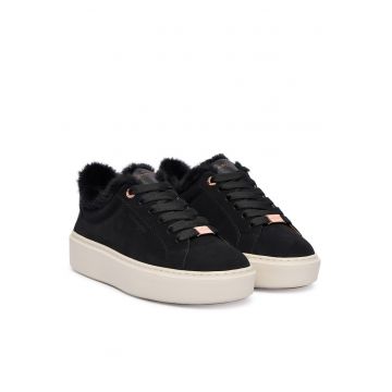 Tenisi dama -  ALBCLHW-8242 - piele naturala - negru