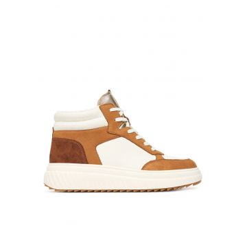 Tenisi dama  Camel Comb 374 - piele naturala - maro/alb