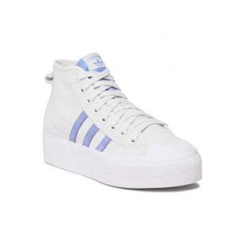 Tenisi dama -  Nizza Platform Mid F - alb - piele -