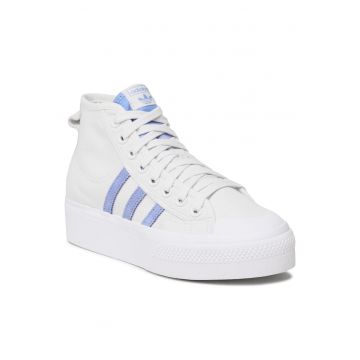 Tenisi dama -  Nizza Platform Mid F - alb - piele -