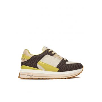 Tenisi dama -  piele ecologica - multicolor