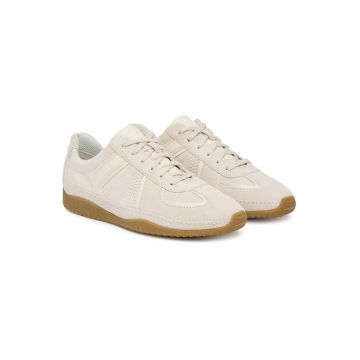 Tenisi dama -  piele naturala - bej - design minimalist -