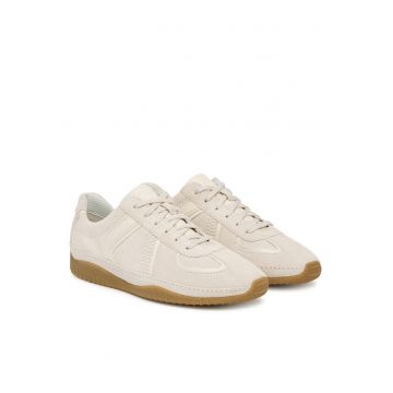 Tenisi dama -  piele naturala - bej - design minimalist -