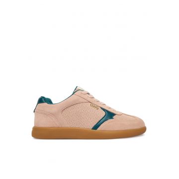Tenisi dama -  piele naturala - roz - material sintetic