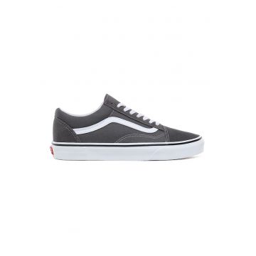 Tenisi de panza si piele intoarsa Old Skool - Gri inchis