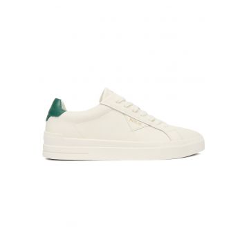 Tenisi  Off White din piele naturala - Alb