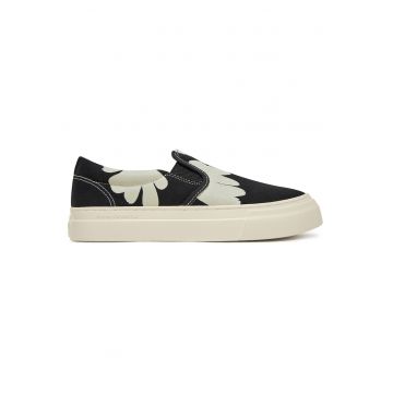 Tenisi unisex -  textil - negru
