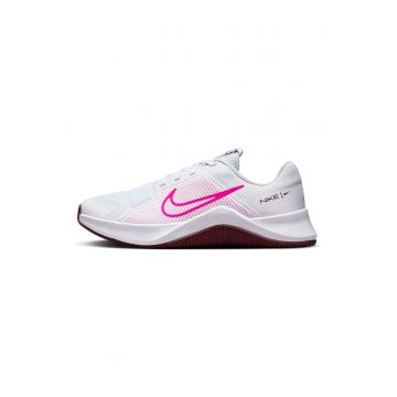 Pantofi cu imprimeu logo pentru fitness MC Trainer 2 - Alb optic/Roz