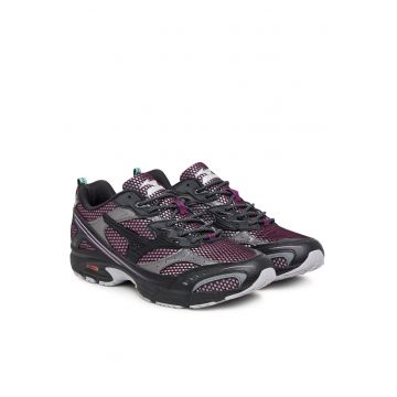 Pantofi sport barbati  alergare - negru - piele ecologica