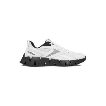 Pantofi sport barbati -  piele naturala - alb - pentru fitness -