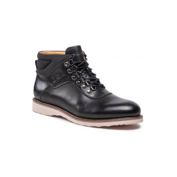 Pantofi sport barbati -  Piele naturala - Negru -