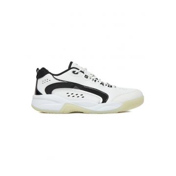 Pantofi sport barbati -  tesatura - alb/negru