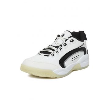Pantofi sport barbati -  textil - alb
