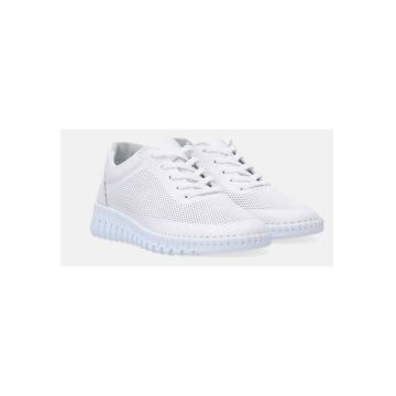 Pantofi sport cu model uni si sireturi