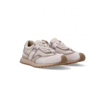 Pantofi sport cu nubuck si insertii de plasa