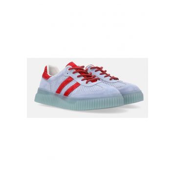 Pantofi sport cu perforatii cu talpa wedge