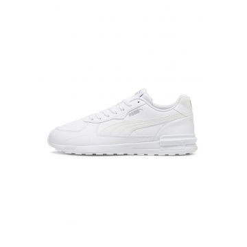 Pantofi sport de piele ecologica Graviton - Alb murdar