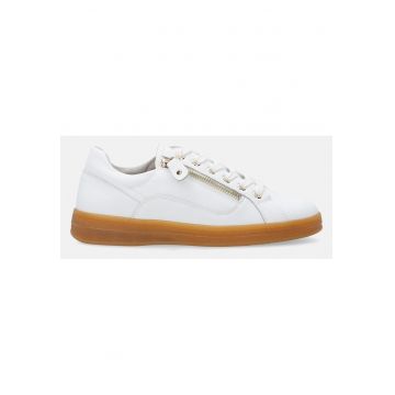 Pantofi sport din piele cu fermoar lateral