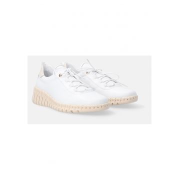 Pantofi sport din piele cu talpa wedge -