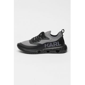 Pantofi sport slip-on cu garnituri din material textil