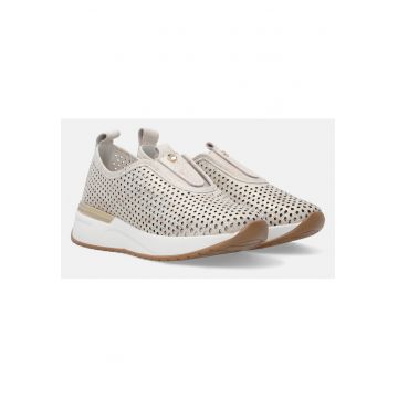 Pantofi sport slip-on din piele nabuc