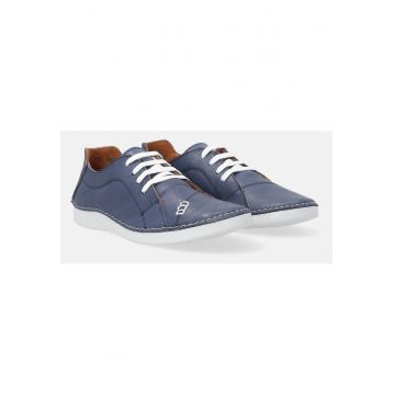 Pantofi sport sport cu talpa joasa din piele -