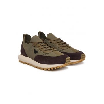 Tenisi barbati EM003739 AF19724 -  Piele naturala - Verde