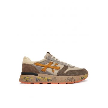 Tenisi barbati -  piele naturala - multicolor