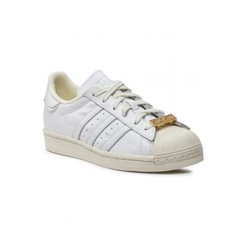 Tenisi barbati -  Superstar - piele naturala - alb