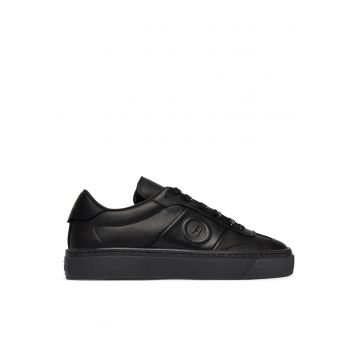 Tenisi dama  piele naturala - negru - material sintetic