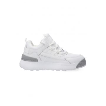 Adidasi din piele cu model uni
