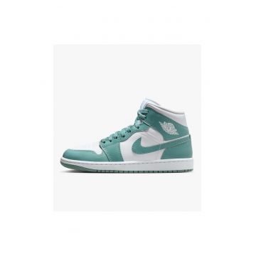 Incaltaminte sport femei -  Air Jordan 1 Mid - alb - piele naturala -