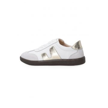 Pantofi de sport din piele&piele intoarsa
