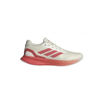 Pantofi Runfalcon 5 de plasa cu garnituri din material sintetice pentru alergare - Coral/Alb murdar