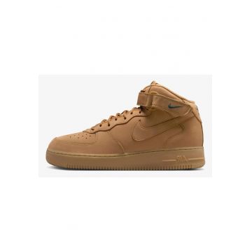 Pantofi sport barbati -  Air Force 1 Mid - piele nabuc - maro - marime