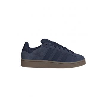 Pantofi sport Campus 00s de piele intoarsa - Negru/Caramel