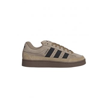 Pantofi sport Campus de piele intoarsa - Negru/Maro taupe