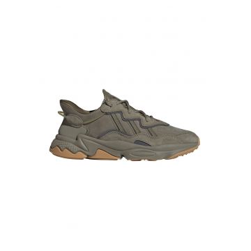 Pantofi sport cu insertii din piele intoarsa Ozweego - Gri carbune/Kaki