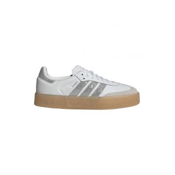 Pantofi sport cu strasuri Sambae - Gri deschis/Argintiu