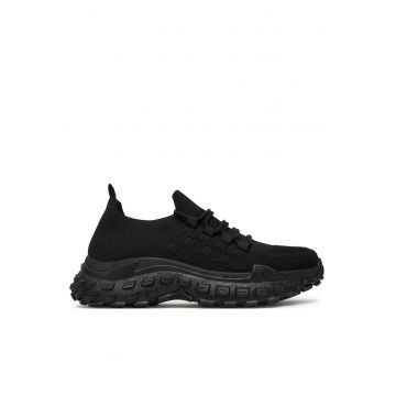 Pantofi sport dama -  textil - negri