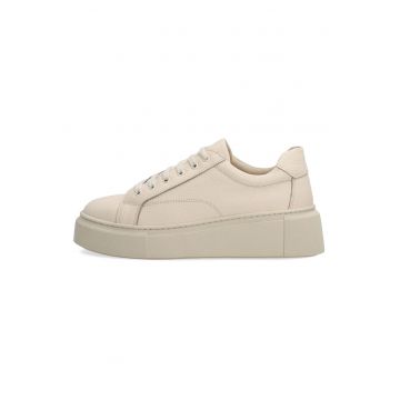 Pantofi sport din piele cu aspect texturat