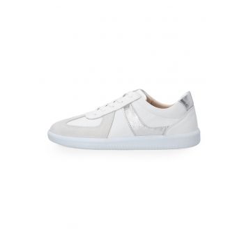 Pantofi sport din piele cu insertii de piele intoarsa