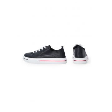Pantofi sport din piele cu sireturi