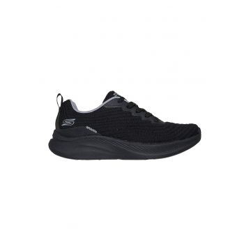Pantofi sport din plasa tricotata Bobs Moda - Negru stins