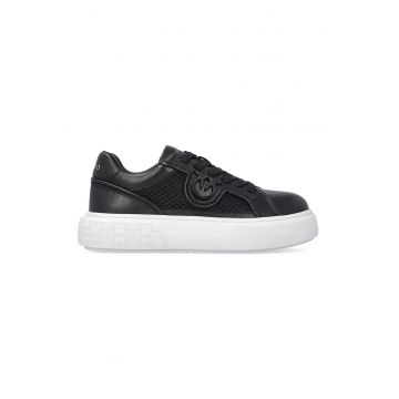 Pantofi sport flatform Yoko - Alb optic/Gri antracit