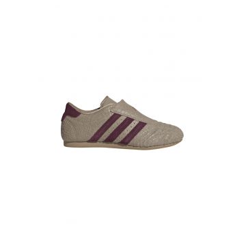 Pantofi sport slip-on din piele Taekwondo - Visiniu/Maro taupe
