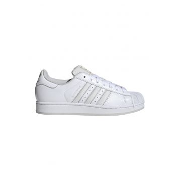 Pantofi sport Superstar II low-cut de piele - Alb optic/Alb murdar
