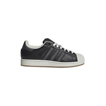 Pantofi sport Superstar II low-cut de piele - Negru/Alb murdar